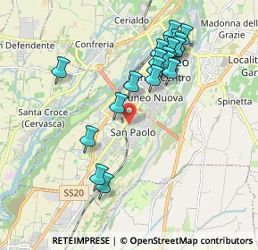 Mappa Via Arnaldo Momigliano, 12100 Cuneo CN, Italia (1.911)