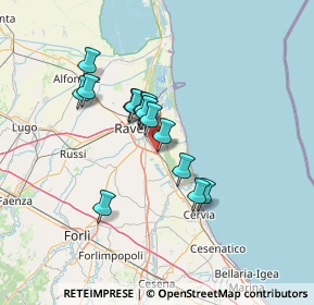 Mappa Via Romea Sud, 48124 Classe RA, Italia (10.71929)