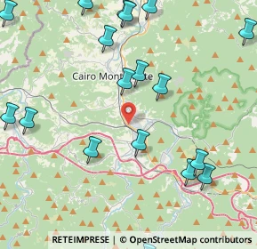 Mappa SP 29, 17014 Cairo Montenotte SV (5.9125)