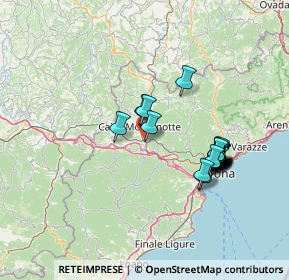 Mappa SP 29, 17014 Cairo Montenotte SV (13.643)