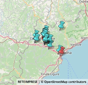 Mappa SP 29, 17014 Cairo Montenotte SV (5.2835)