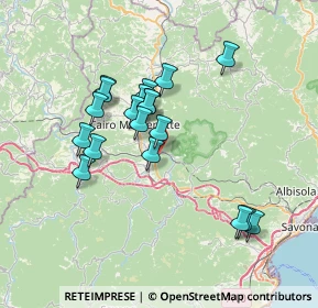 Mappa Str. Curagnata, 17010 Cairo Montenotte SV, Italia (6.39895)