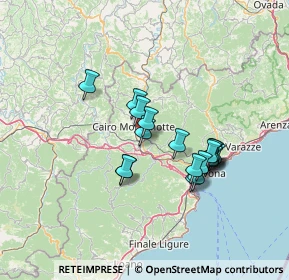 Mappa 17010 Cairo Montenotte SV, Italia (11.66667)