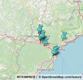 Mappa Str. Curagnata, 17010 Cairo Montenotte SV, Italia (7.55273)