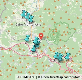 Mappa Str. Curagnata, 17010 Cairo Montenotte SV, Italia (3.80643)