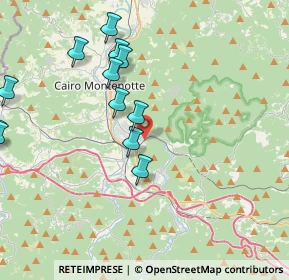 Mappa 17010 Cairo Montenotte SV, Italia (4.495)