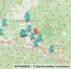 Mappa Str. Curagnata, 17010 Cairo Montenotte SV, Italia (4.13615)