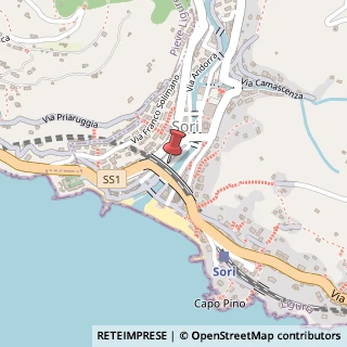 Mappa Via g. stagno 10, 16030 Sori, Genova (Liguria)