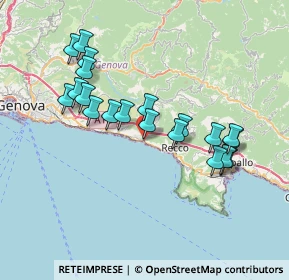 Mappa Via Sauli, 16031 Sori GE, Italia (7.082)