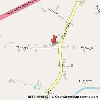 Mappa Via Gaggio, 38/40, 48032 Cotignola, Ravenna (Emilia Romagna)