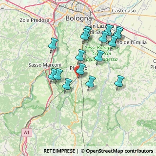 Mappa Via F.lli, 40065 Pianoro BO, Italia (7.07813)