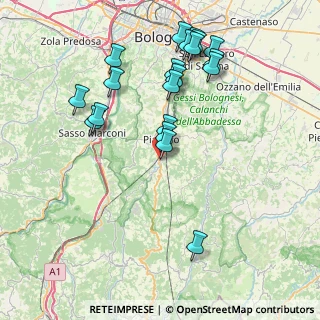 Mappa Via F.lli, 40065 Pianoro BO, Italia (8.453)