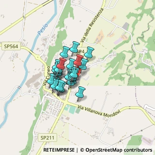 Mappa Via della Resistenza, 12080 Pianfei CN, Italia (0.26667)