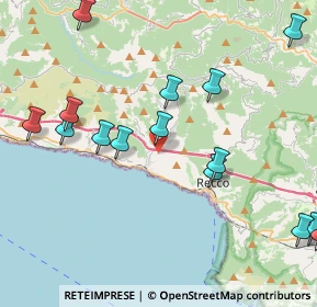 Mappa Via San Bartolomeo, 16031 Sori GE, Italia (6.036)