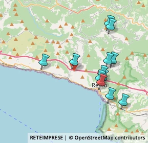 Mappa Via San Bartolomeo, 16031 Sori GE, Italia (3.82417)