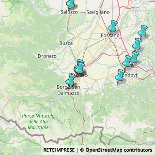 Mappa Via Francesco Bruno di Tornaforte, 12100 Cuneo CN, Italia (17.32231)