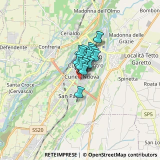Mappa Via Medaglie D'Oro, 12100 Cuneo CN, Italia (0.88789)