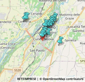 Mappa Via Medaglie D'Oro, 12100 Cuneo CN, Italia (1.28471)