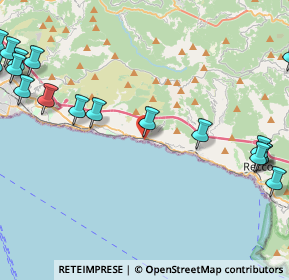 Mappa Via Ammiraglio Bettolo, 16031 Bogliasco GE, Italia (6.5815)