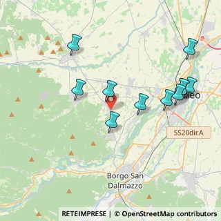 Mappa Via Borgo S. Dalmazzo, 12010 Bernezzo CN, Italia (4.21455)
