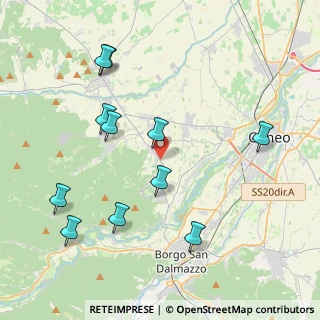 Mappa Via Borgo S. Dalmazzo, 12010 Cervasca CN, Italia (4.51545)