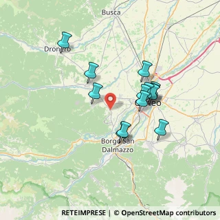 Mappa Via Borgo S. Dalmazzo, 12010 Bernezzo CN, Italia (6.20077)