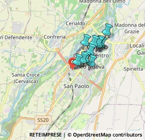 Mappa Via Monsignore Riberi, 12100 Cuneo CN, Italia (1.19909)