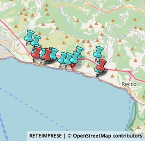 Mappa Via Cristoforo Colombo, 16031 Bogliasco GE, Italia (2.8665)