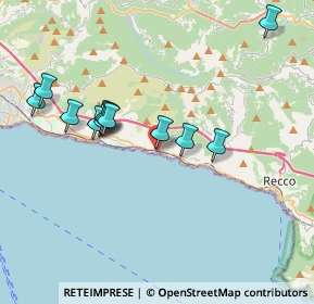 Mappa Via Cristoforo Colombo, 16031 Bogliasco GE, Italia (3.70333)