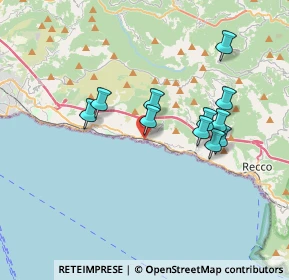 Mappa Via Cristoforo Colombo, 16031 Bogliasco GE, Italia (3.19818)