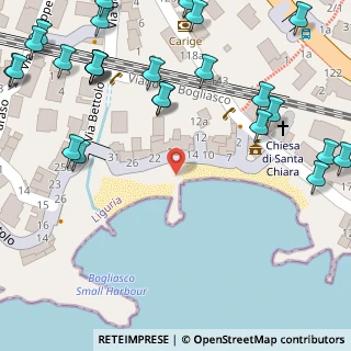 Mappa Loc. San Bernardo, 16031 Bogliasco GE, Italia (0.09231)