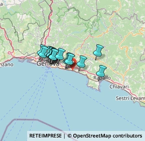 Mappa Loc. San Bernardo, 16031 Bogliasco GE, Italia (9.01529)