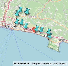 Mappa Via Cristoforo Colombo, 16031 Bogliasco GE, Italia (7.00667)