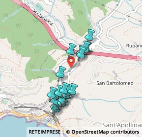 Mappa Via Giordani, 16031 Sori GE, Italia (0.4375)