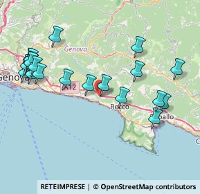 Mappa Via Giordani, 16031 Sori GE, Italia (9.1975)