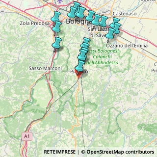 Mappa Via del Fiffo, 40065 Pianoro BO, Italia (8.917)
