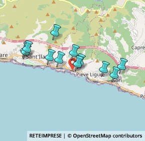 Mappa SS 1 Via Aurelia, 16031 Bogliasco GE, Italia (1.65333)