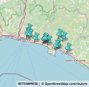 Mappa Strada Rupanego, 16031 Sori GE, Italia (8.81071)