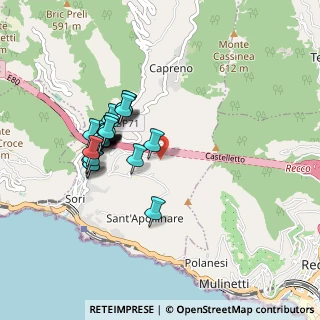 Mappa Strada Rupanego, 16031 Sori GE, Italia (0.80769)