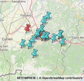 Mappa Via San Giovanni, 12080 Vicoforte CN, Italia (9.17333)