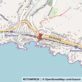 Mappa Via mazzini 6, 16031 Bogliasco, Genova (Liguria)