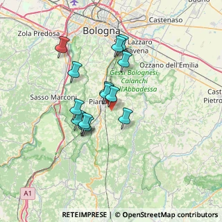 Mappa Via di Riosto, 40065 Pianoro BO, Italia (5.77786)