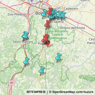 Mappa Via di Riosto, 40065 Pianoro BO, Italia (8.711)