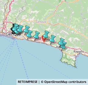 Mappa Via Fratelli Ferrari, 16031 Bogliasco GE, Italia (8.94)