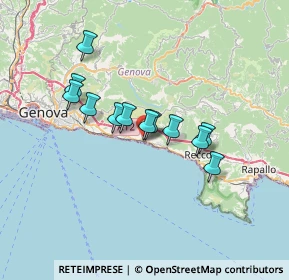 Mappa Via Favaro, 16031 Bogliasco GE, Italia (5.4575)