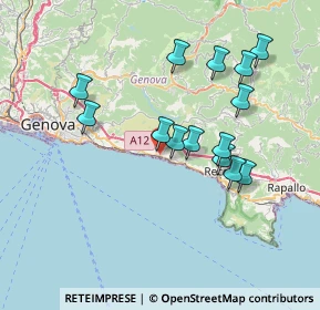 Mappa Via Fratelli Ferrari, 16031 Bogliasco GE, Italia (6.99286)