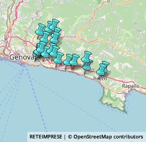 Mappa Via Fratelli Ferrari, 16031 Bogliasco GE, Italia (6.227)