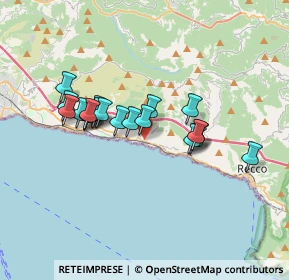 Mappa Via Fratelli Ferrari, 16031 Bogliasco GE, Italia (2.938)