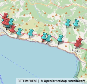 Mappa Via Favaro, 16031 Bogliasco GE, Italia (5.531)