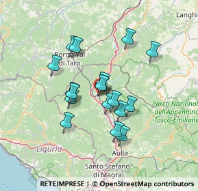 Mappa 54027 Pontremoli MS, Italia (11.06389)